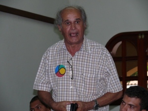 Evelio Daza en Bellas Artes / Foto: José Luis Ropero